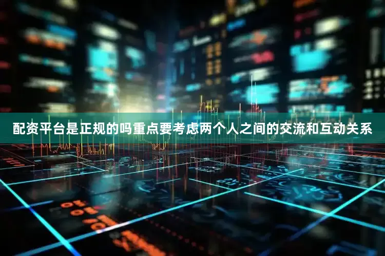 配资平台是正规的吗重点要考虑两个人之间的交流和互动关系